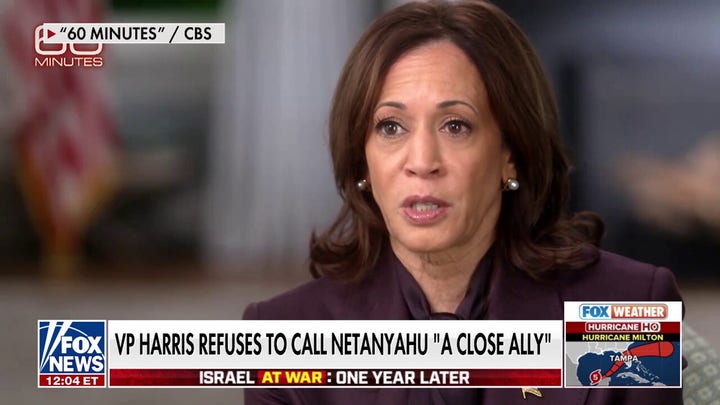 Kamala Harris refuses to call Israel a 