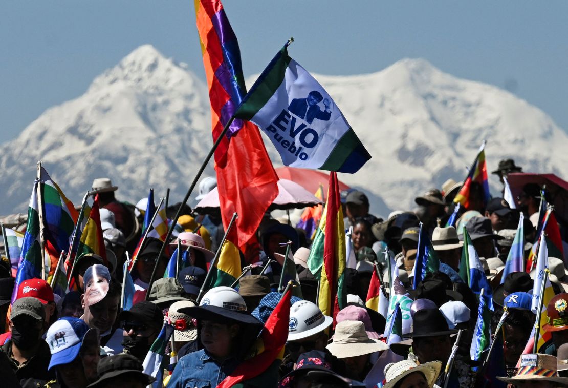 Evo Morales was blocked by Bolivia's constitutional court from running in this year's presidential election.