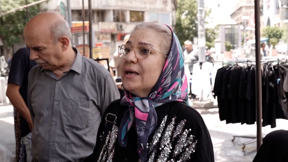 This woman in Tehran told CNN she believed Iran was trying to defend itself.